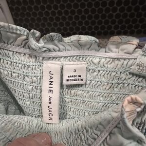 Janie and Jack Light Blue Smocked Dress